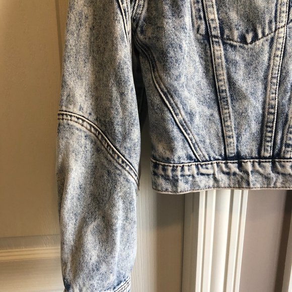 Avec Les Filles Acid Wash Jean Jacket - Picture 12 of 15